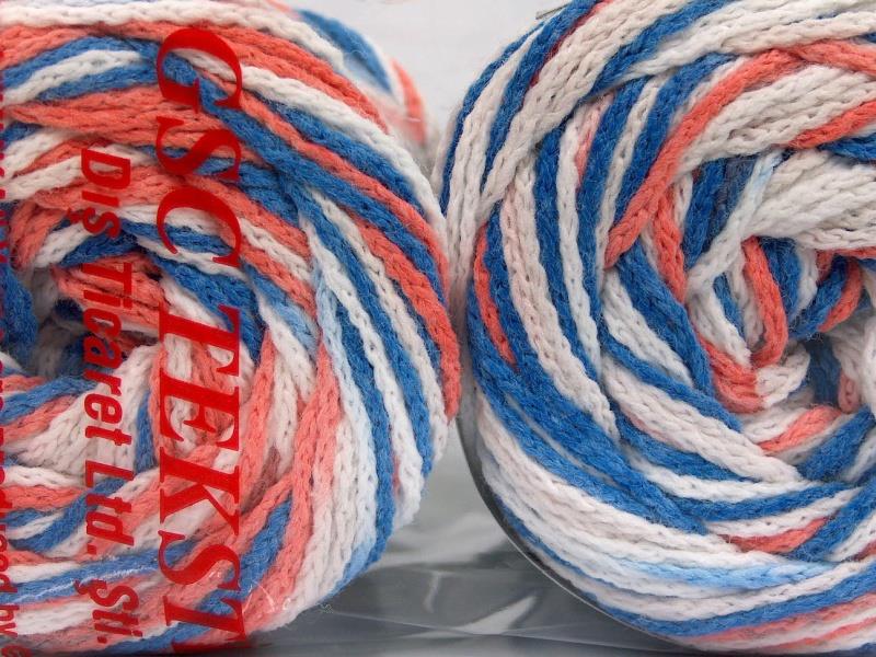 Cakes Air Blue, White, Salmon