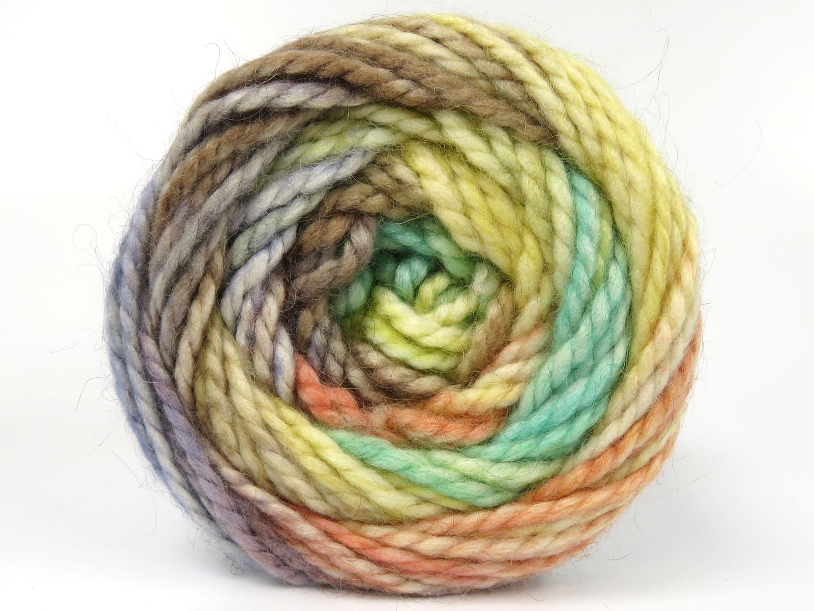 Cakes Alpine Angora Green, Blue, Yellow, Salmon, Purple Shades