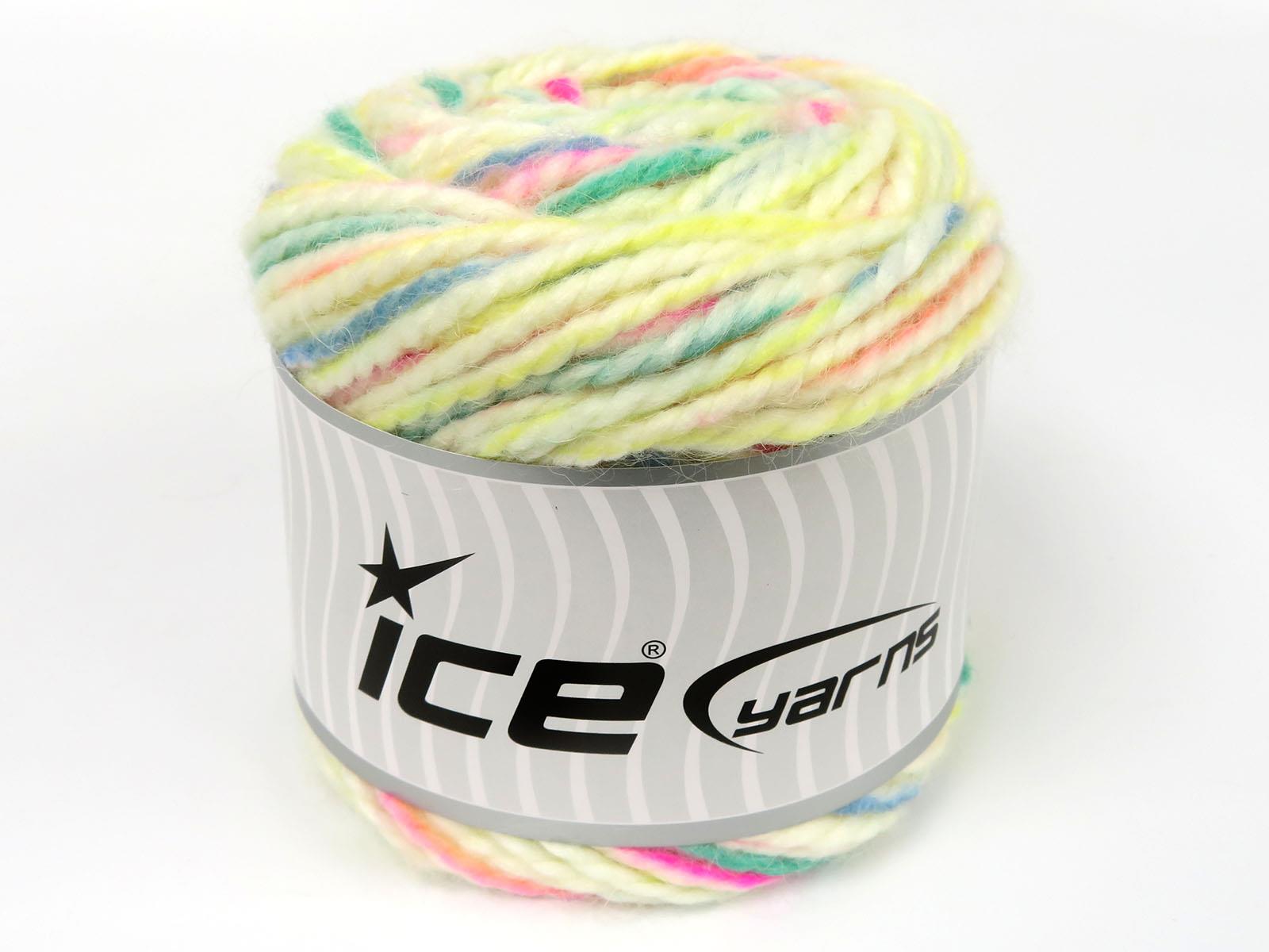 Cakes Alpine Angora Green, Fuchsia, Salmon, Yellow Shades