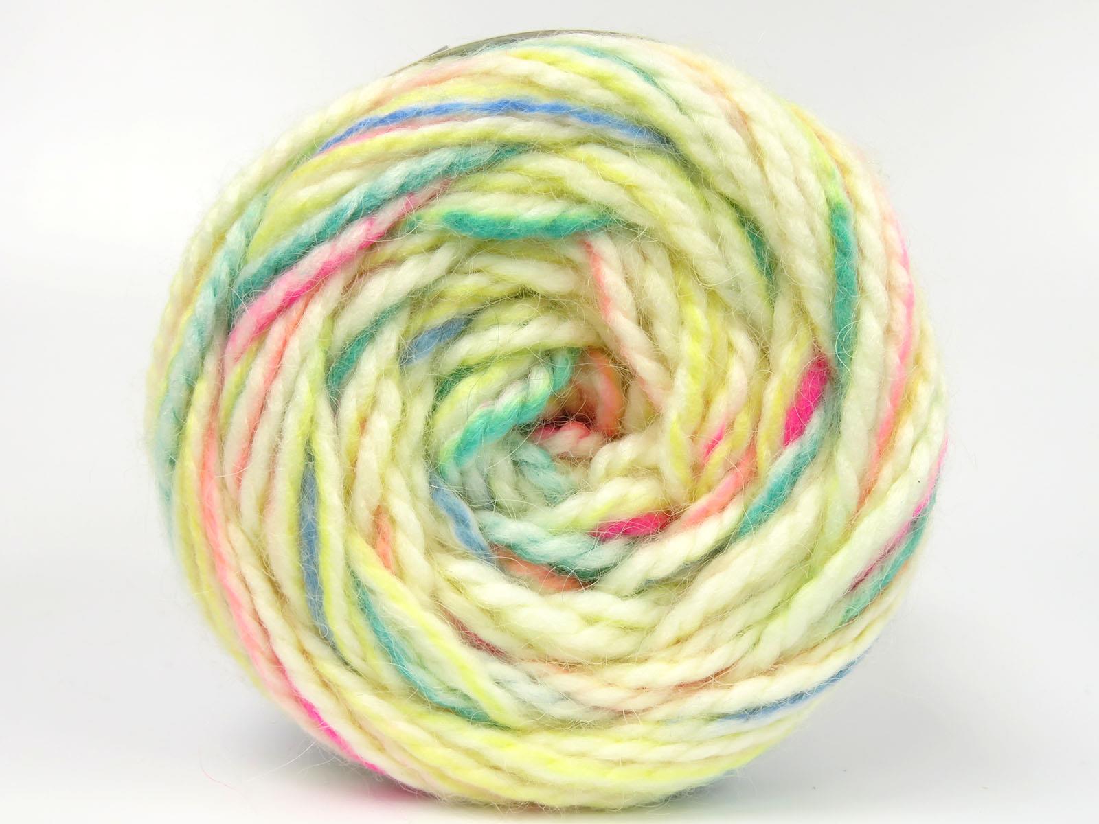 Cakes Alpine Angora Green, Fuchsia, Salmon, Yellow Shades