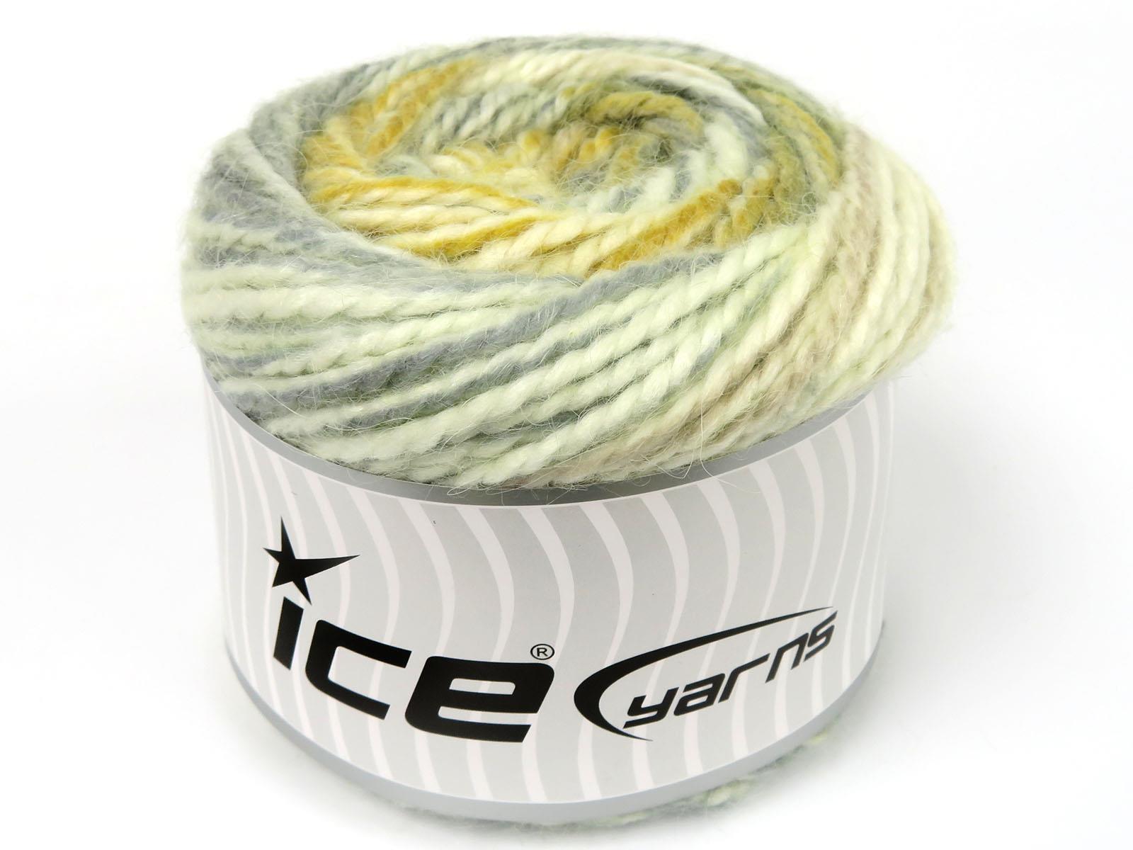 Cakes Alpine Angora Grey, Gold, Khaki, Ecru