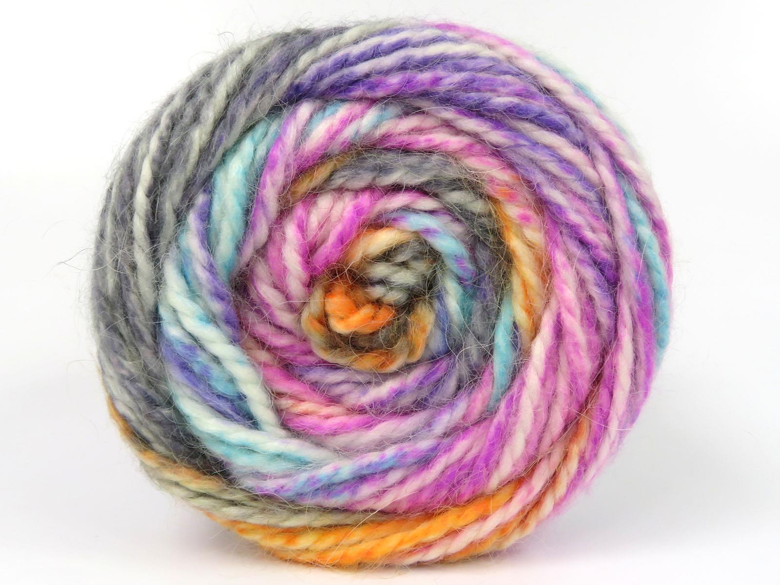 Cakes Alpine Angora Turquoise, Gold, Fuchsia, Purple Shades