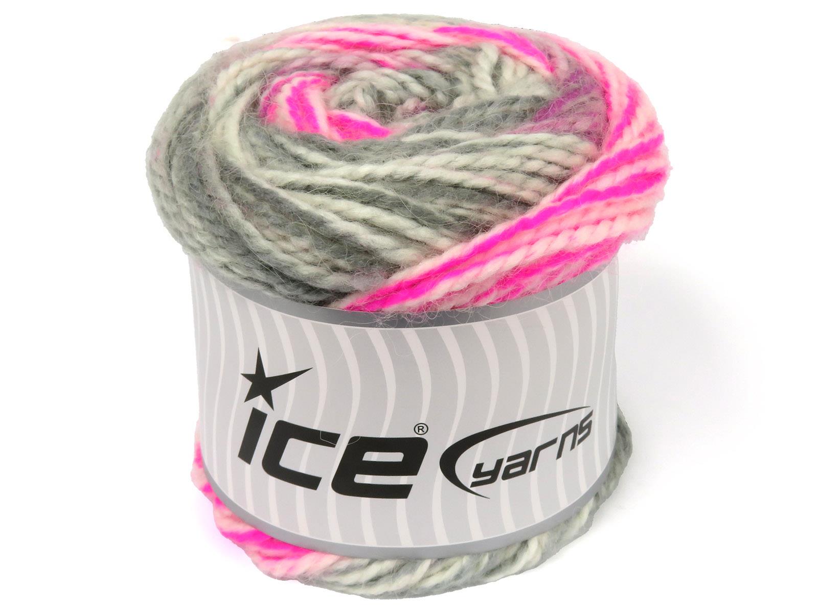 Cakes Alpine Angora White, Pink Shades, Grey Shades