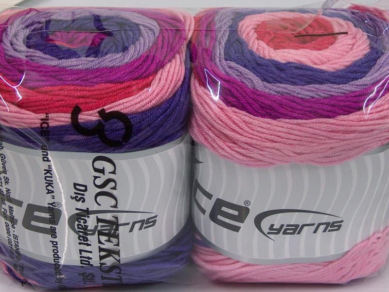 Cakes Aran Pink, Salmon, Lilac Shades