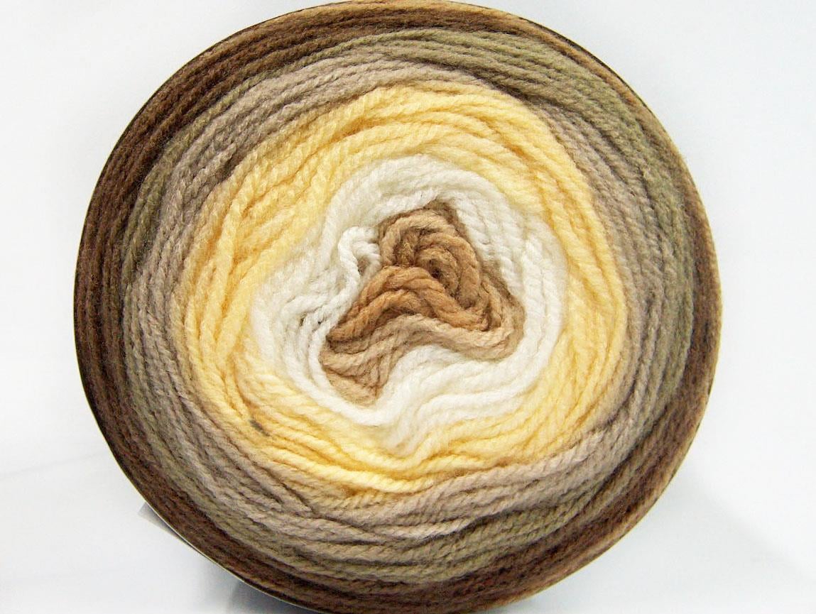 Cakes Baby Fine Brown, White, Camel, Light Yellow