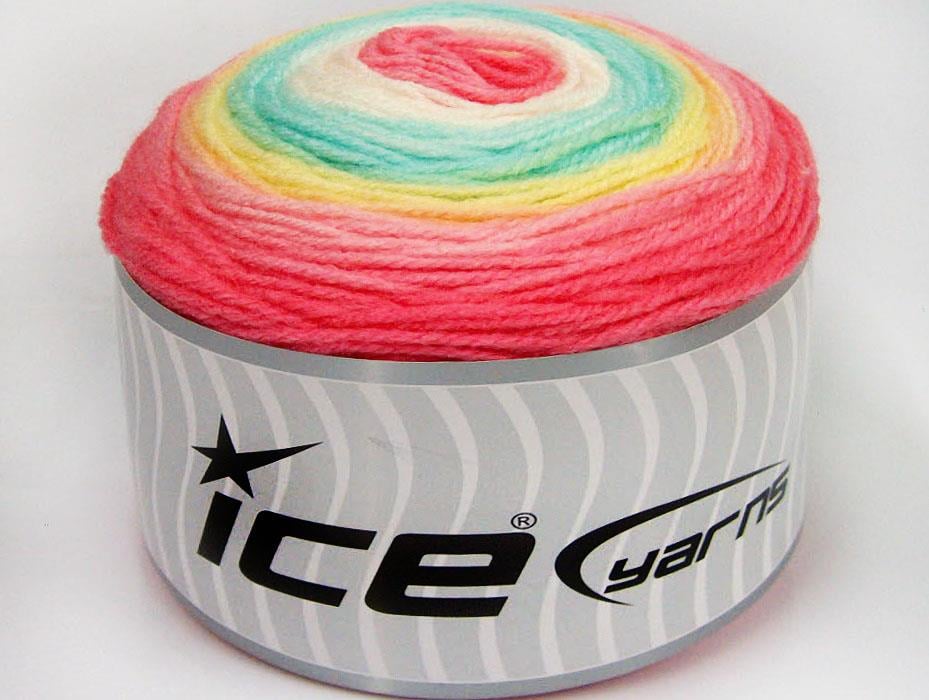 Cakes Baby Fine Pink, White, Yellow, Salmon, Mint Green