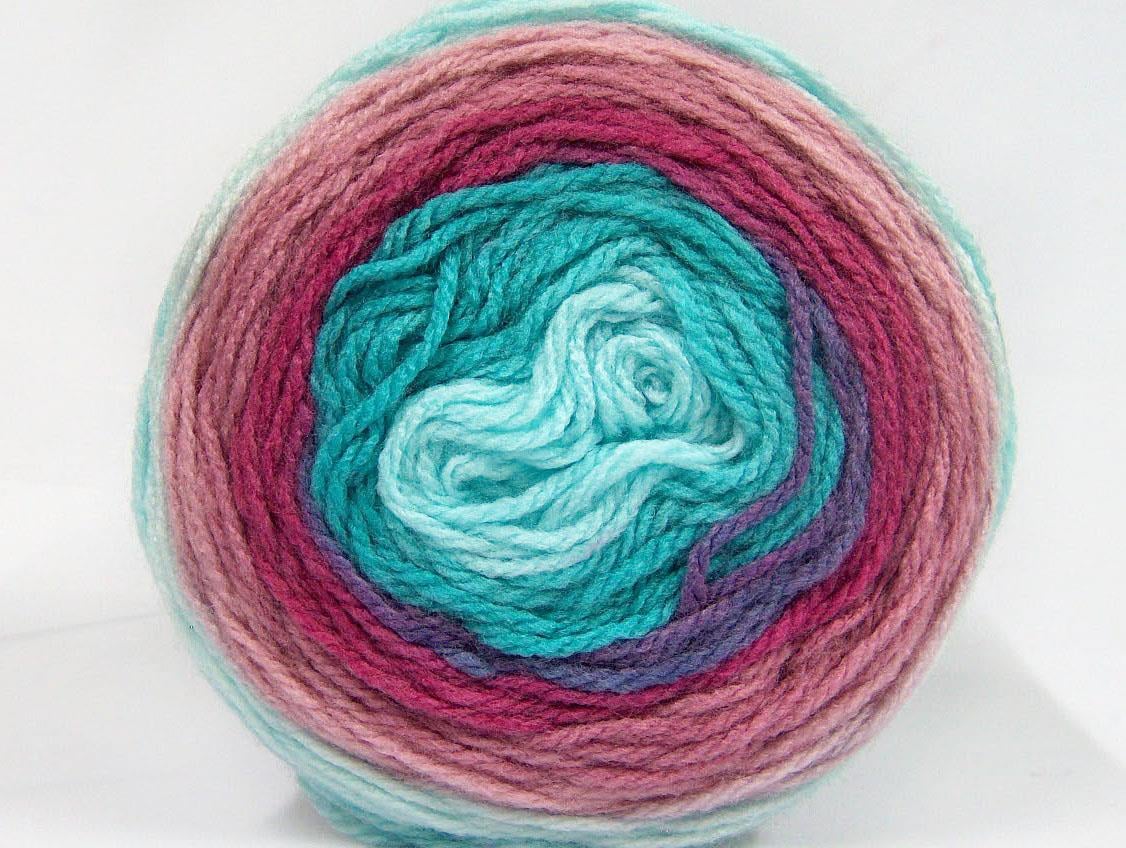 Cakes Baby Fine Purple, Turquoise, Orchid, Rose Pink, Mint Green