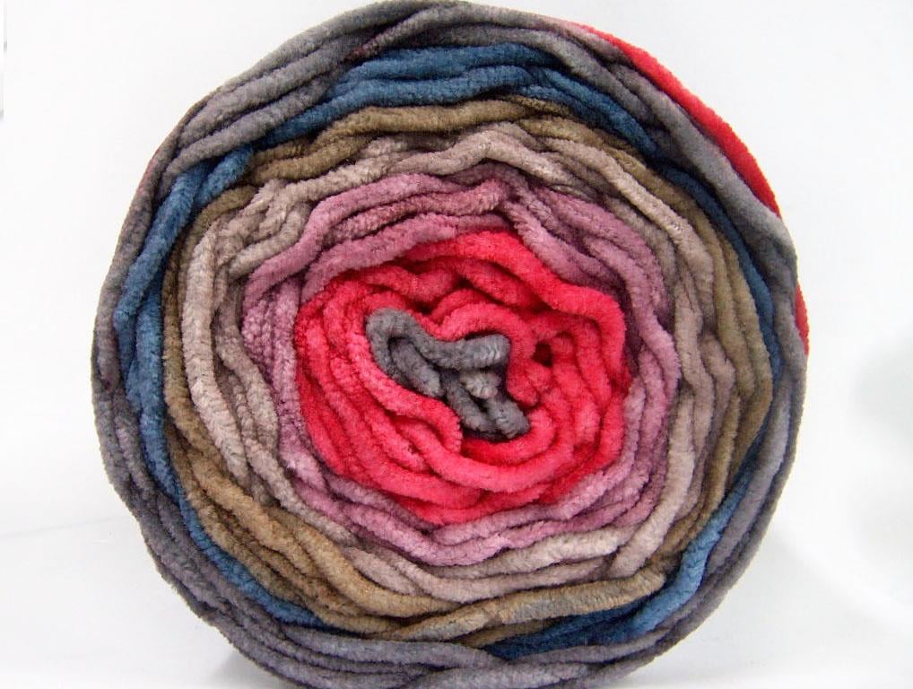 Cakes Chenille Lilac, Grey, Camel, Salmon, Jeans Blue