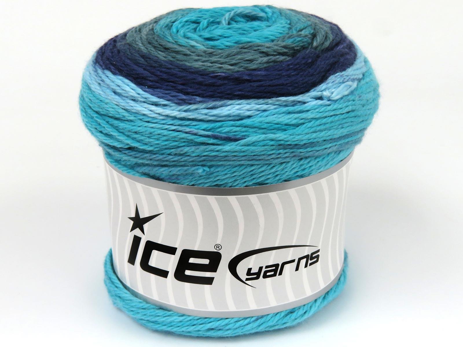 Cakes Cotton Royal Green, Blue, Turquoise, Navy