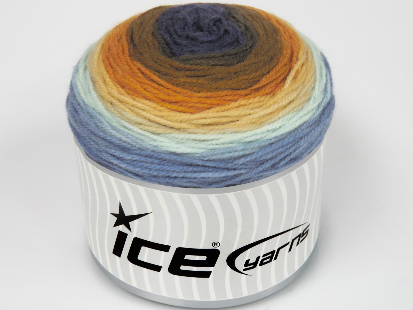 Cakes DK Blue Shades, Gold Shades