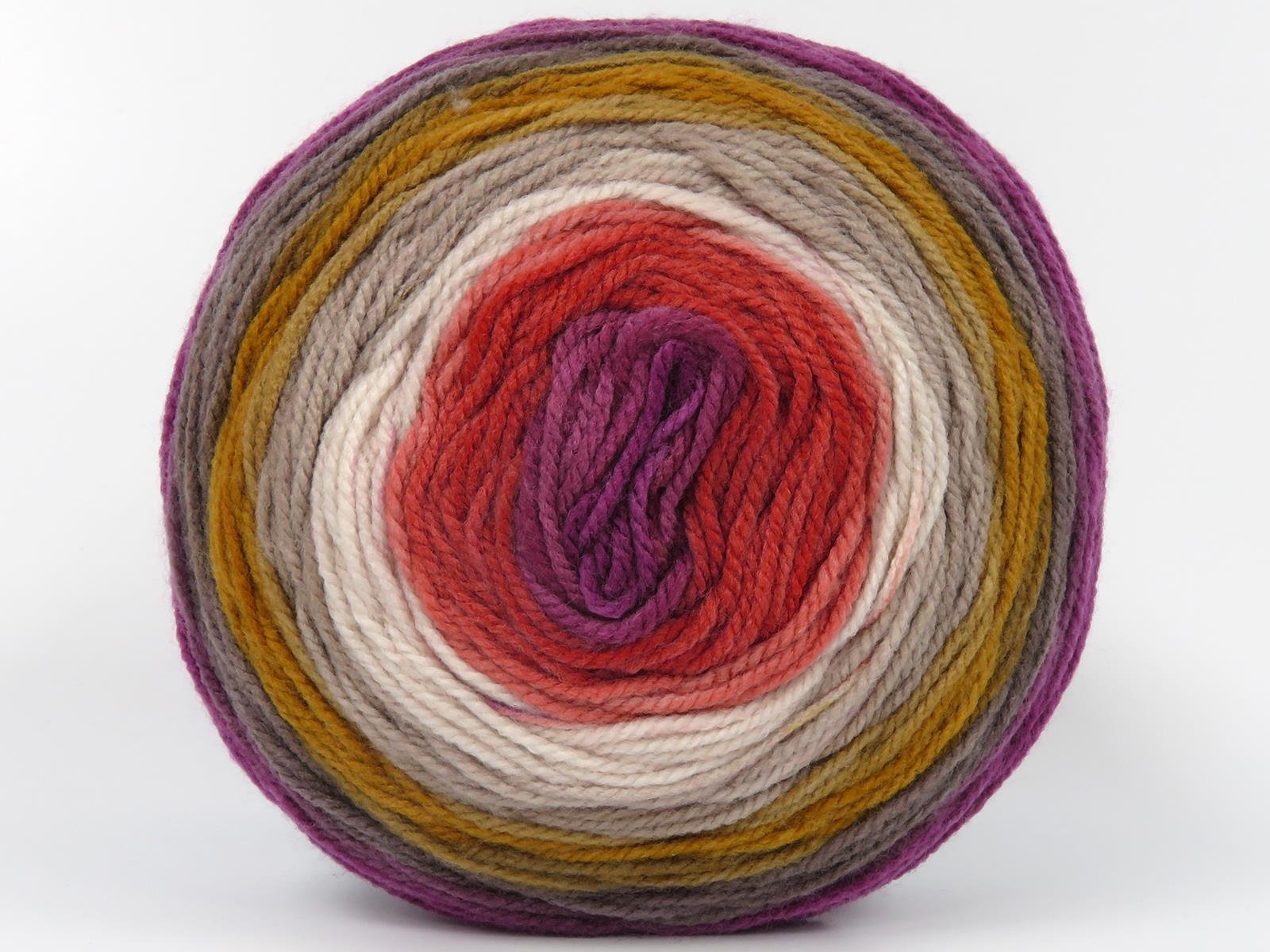 Cakes DK Gold, Fuchsia, Copper, Light Beige, Camel Shades