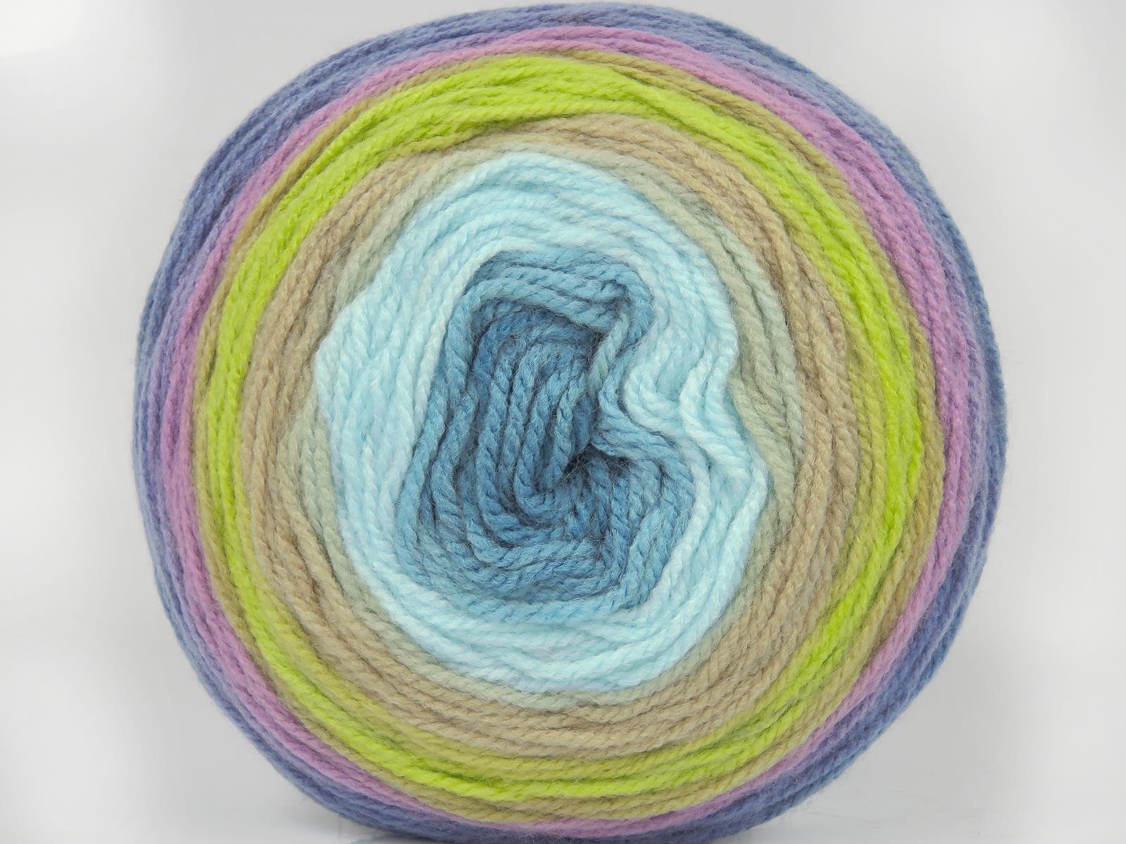 Cakes DK Green, Orchid, Beige, Turquoise Shades