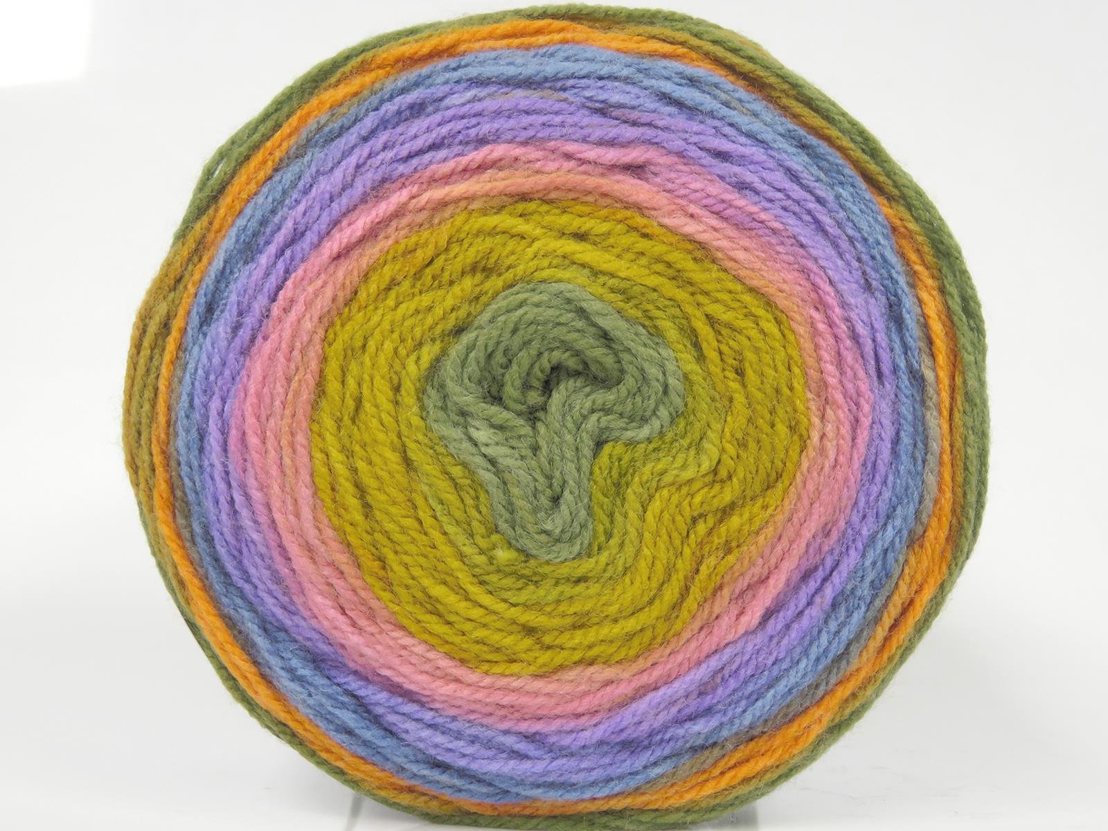 Cakes DK Pink, Blue, Lilac, Gold, Green Shades