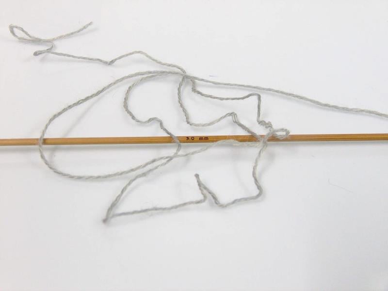 Cakes Mohair Cream, Light Salmon, Grey Shades