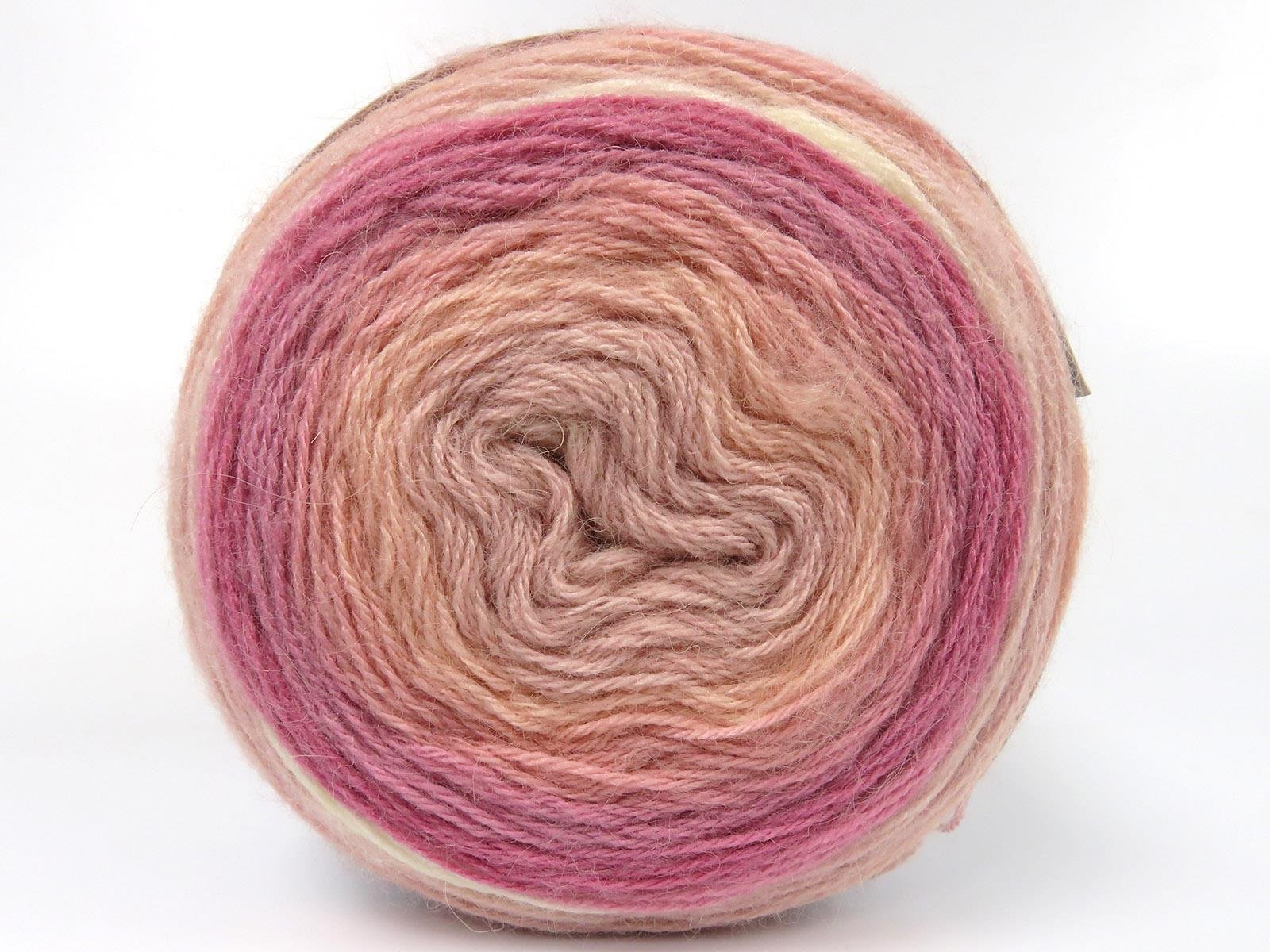 Cakes Mohair Cream, Pink Shades