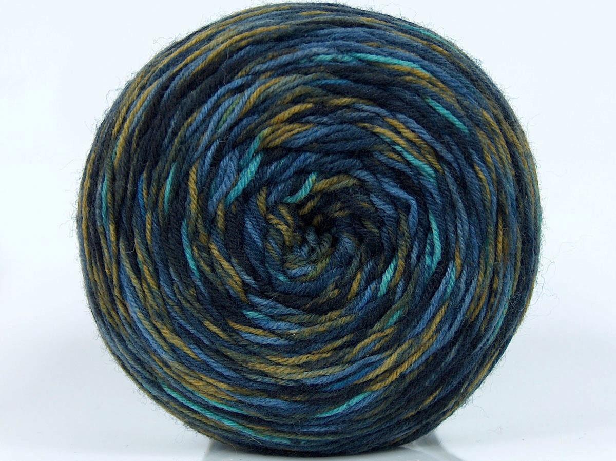 Cakes Sock Black, Blue, Turquoise, Olive Green