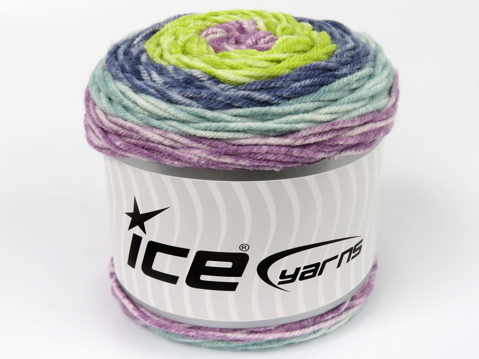 Cakes Splash Green, Light Turquoise, Orchid, Jeans Blue
