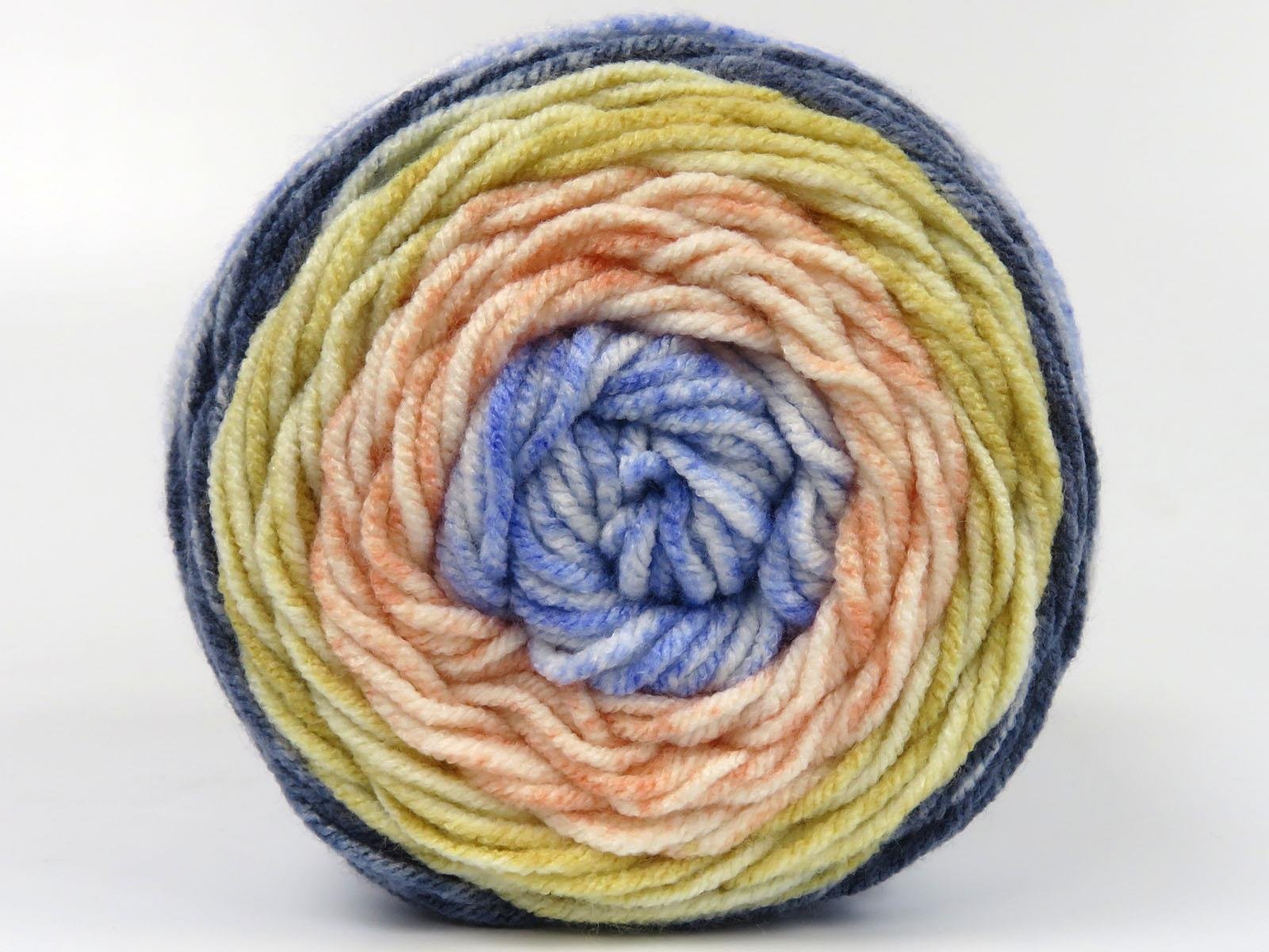 Cakes Splash Lilac, Gold, Salmon, Jeans Blue