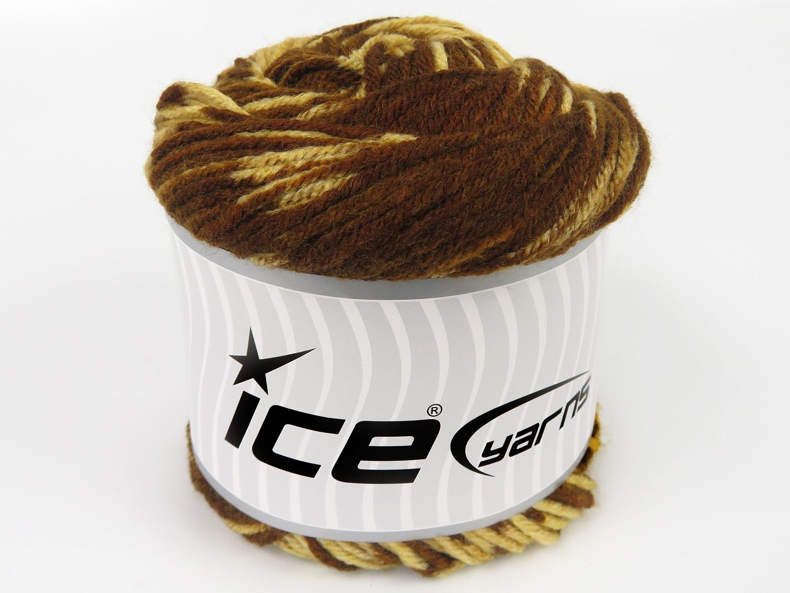 Cakes Wool Design Brown Shades