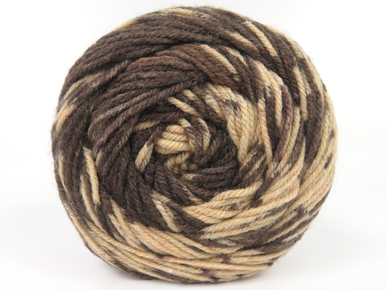 Cakes Wool Design Brown Shades, Light Salmon