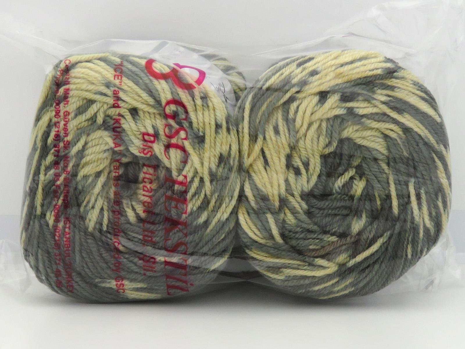 Cakes Wool Design Cream, Grey Shades