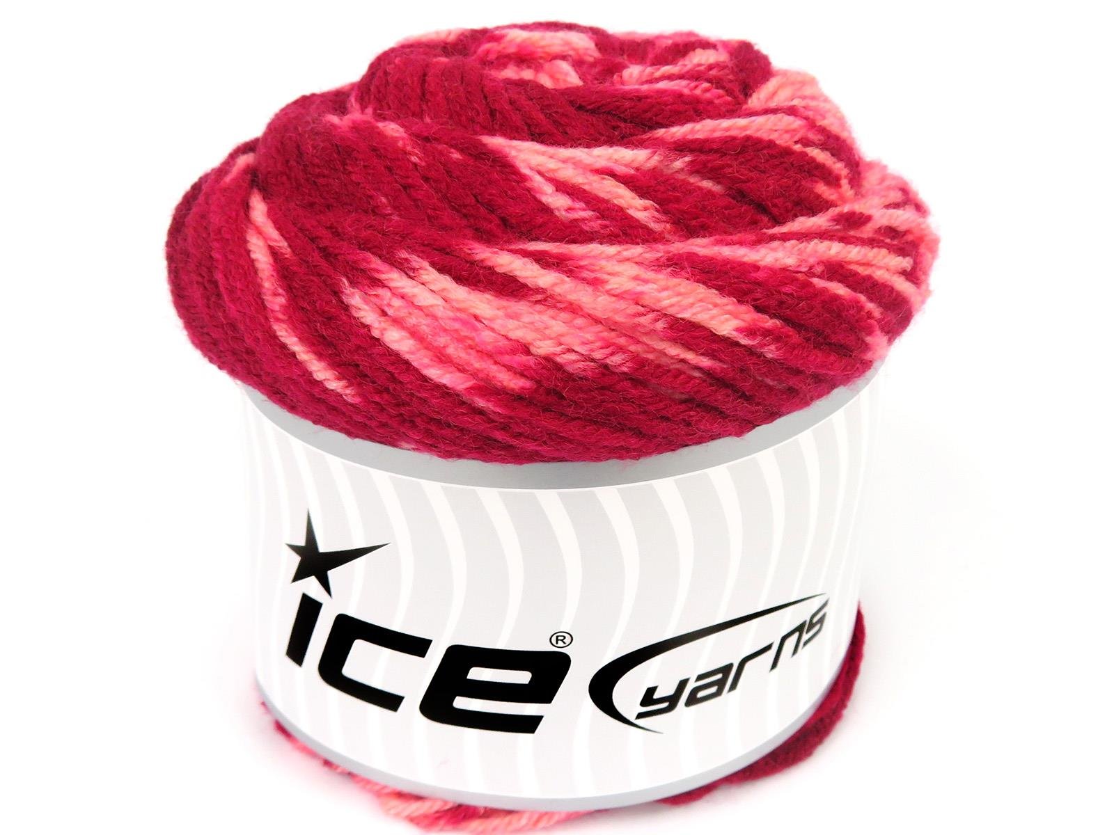 Cakes Wool Design Pink, Dark Red