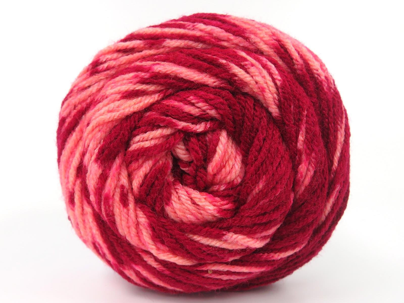 Cakes Wool Design Pink, Dark Red