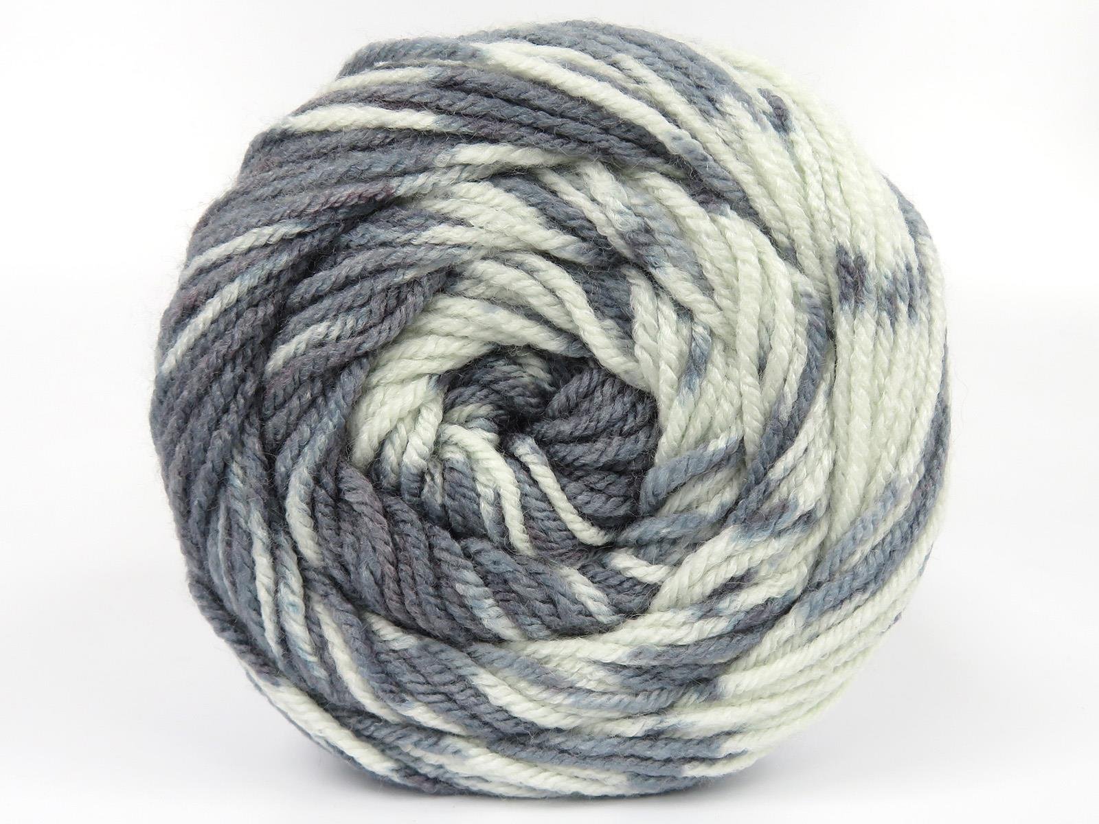 Cakes Wool Design White, Bluish Grey