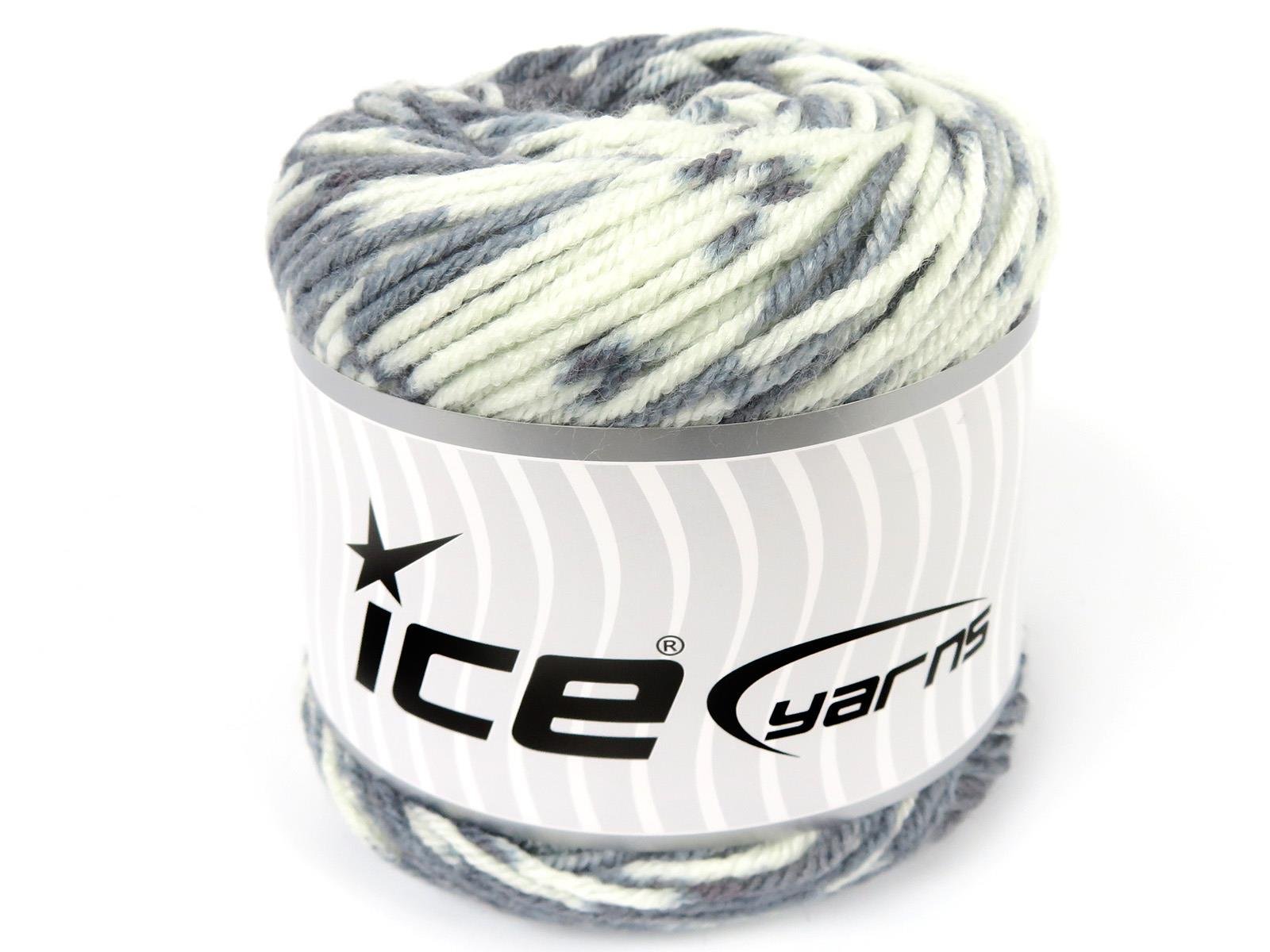 Cakes Wool Design White, Bluish Grey