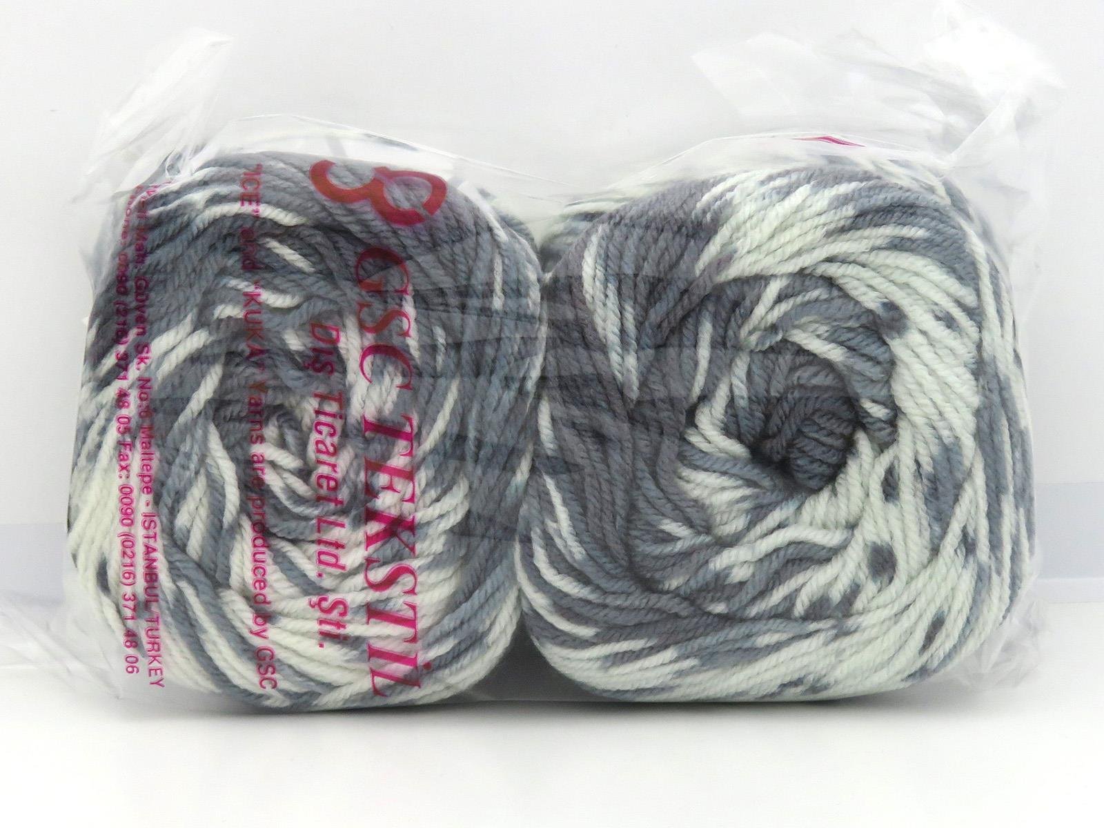 Cakes Wool Design White, Bluish Grey