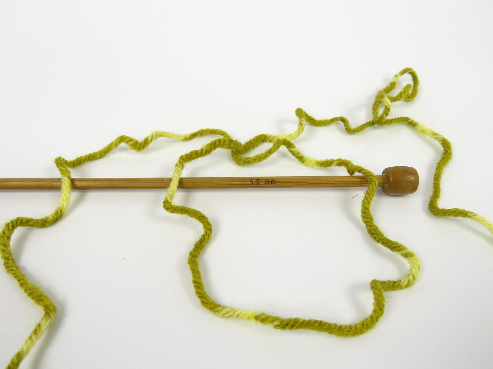 Cakes Wool Design Yellow, Olive Light Green