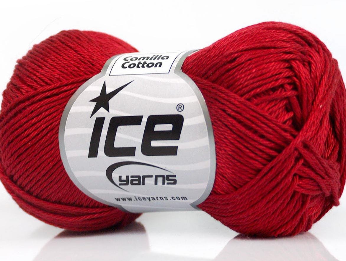 Camilla Cotton Dark Red