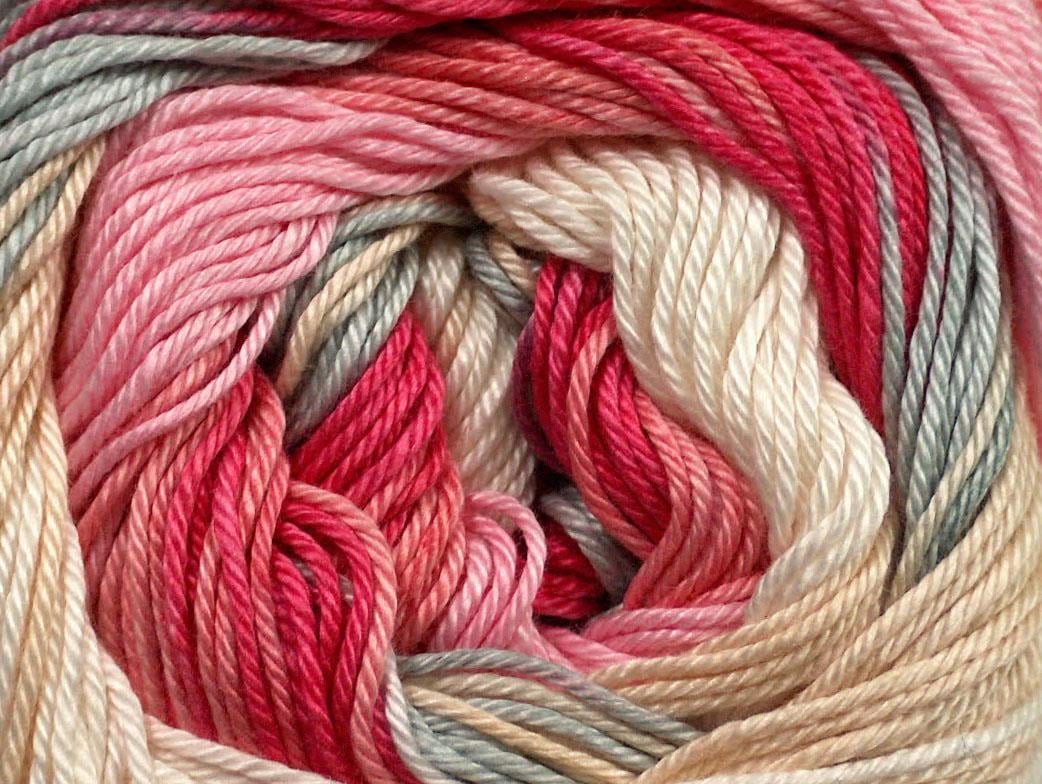 Camilla Cotton Magic Cream, Grey, Pink Shades