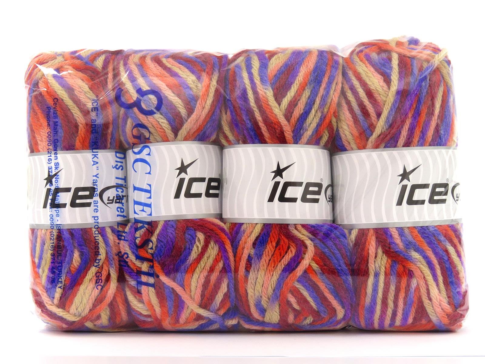 Carnival Purple, Cream, Burgundy, Copper