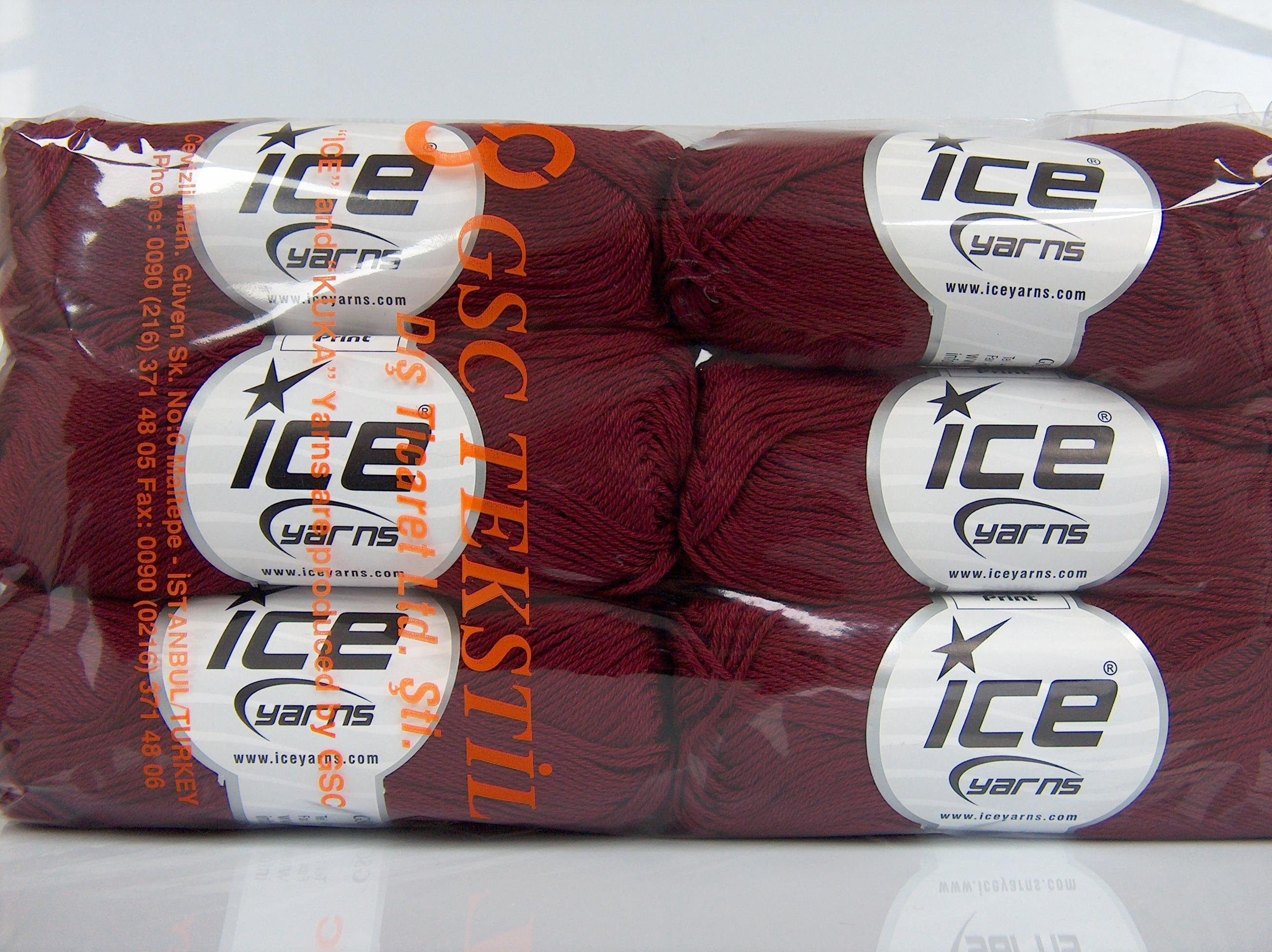 Cecilia Cotton Burgundy