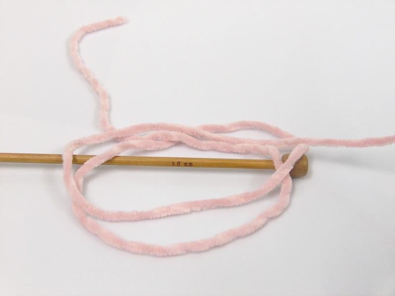 Chenille Baby Light Powder Pink