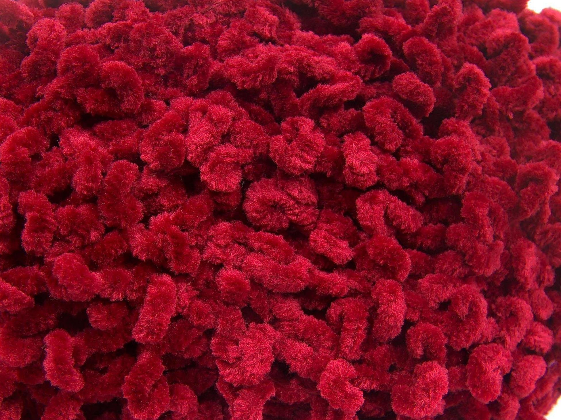 Chenille Boucleron Burgundy