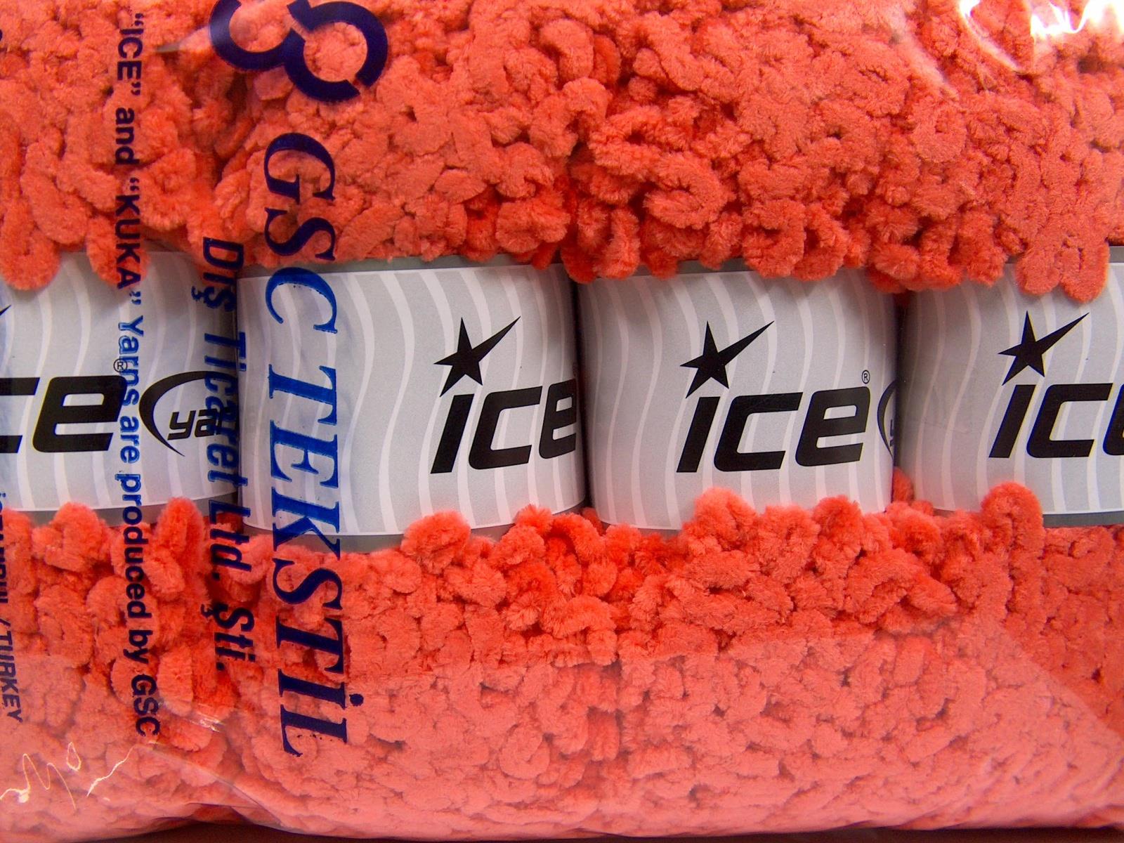 Chenille Boucleron Orange