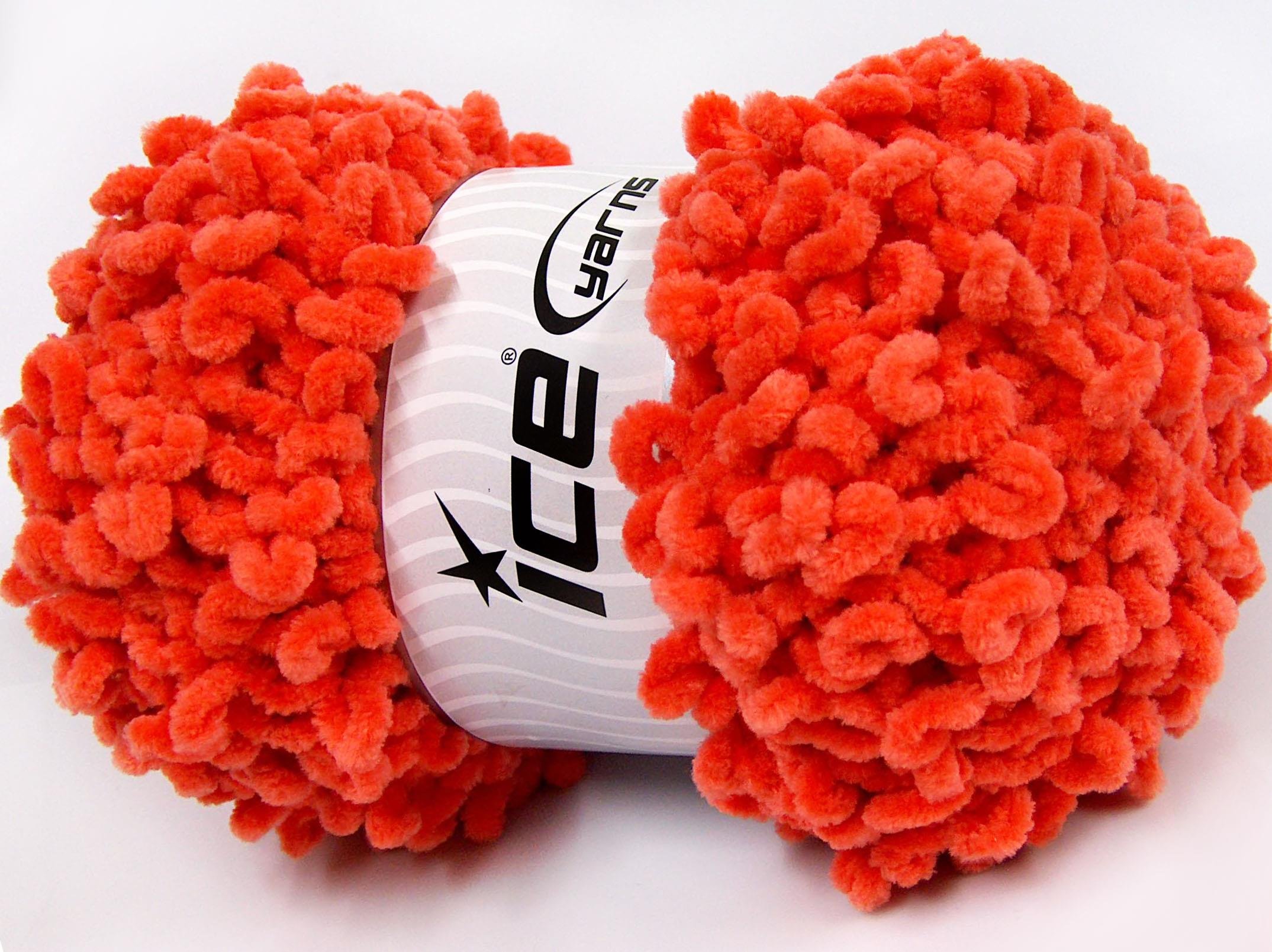 Chenille Boucleron Orange