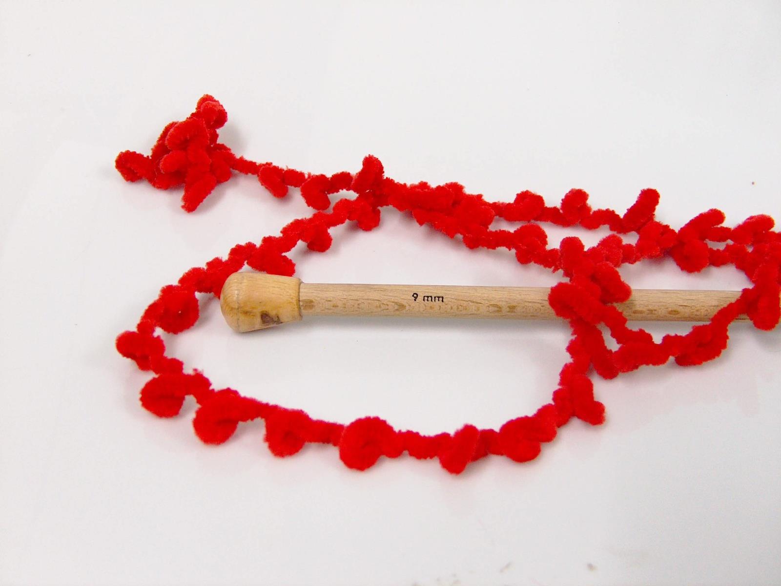 Chenille Boucleron Red