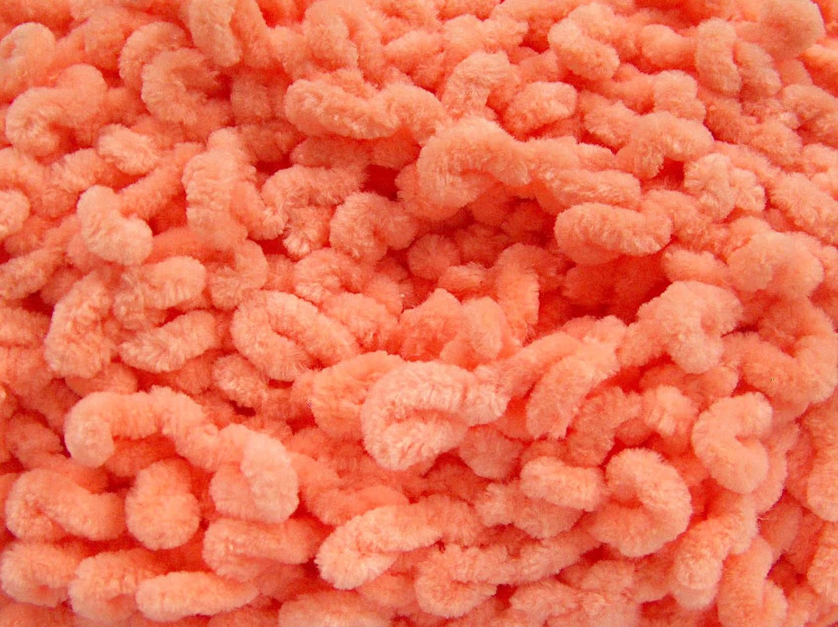 Chenille Boucleron Salmon