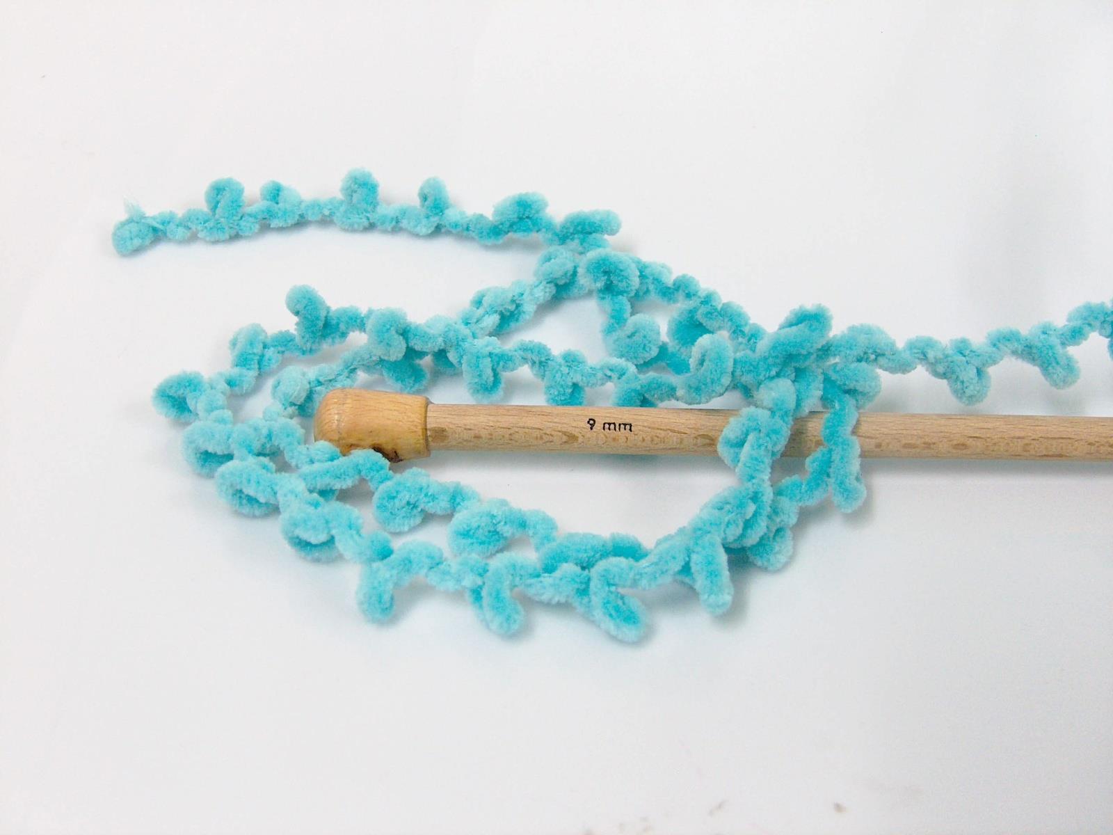 Chenille Boucleron Turquoise