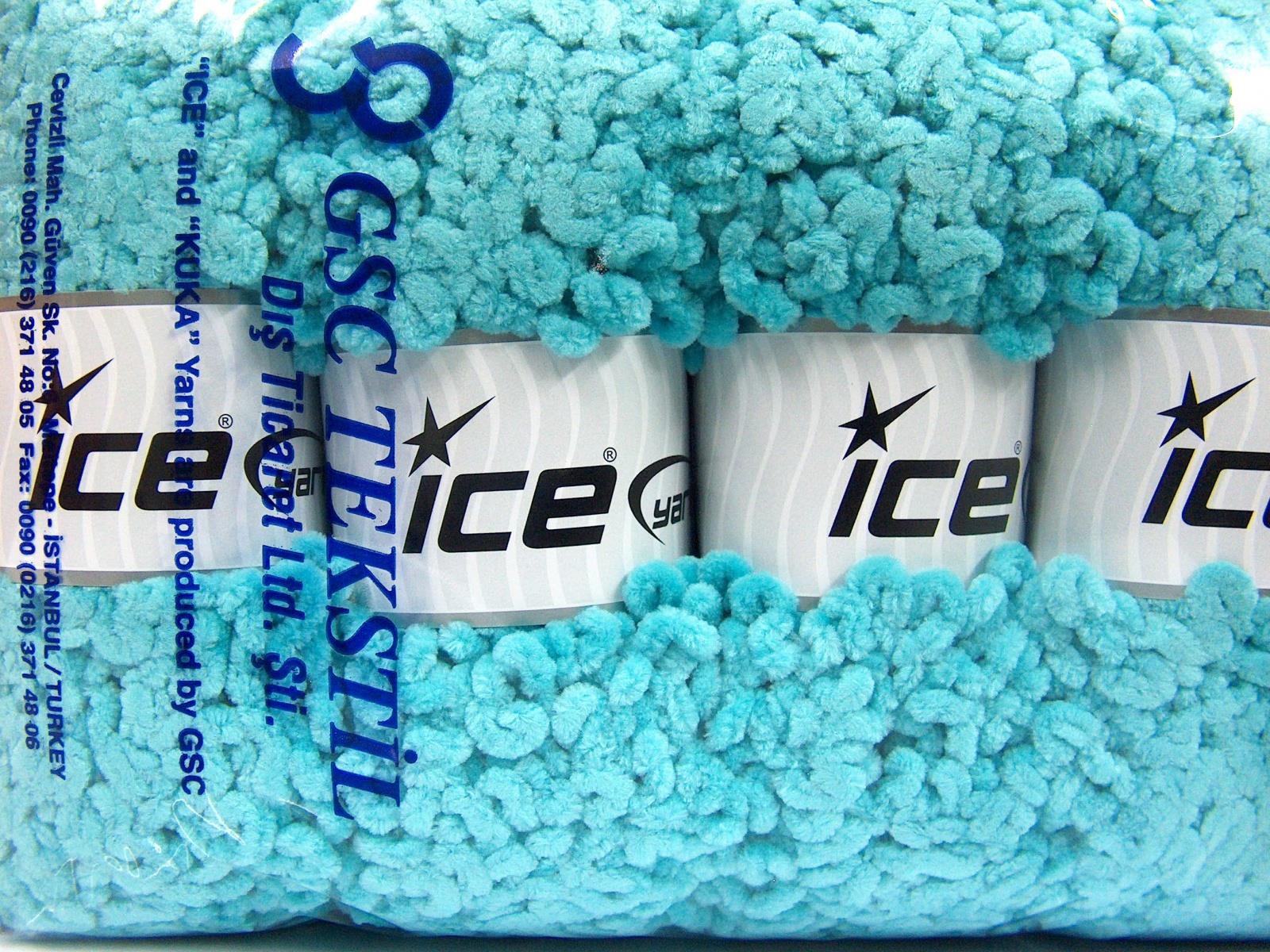 Chenille Boucleron Turquoise