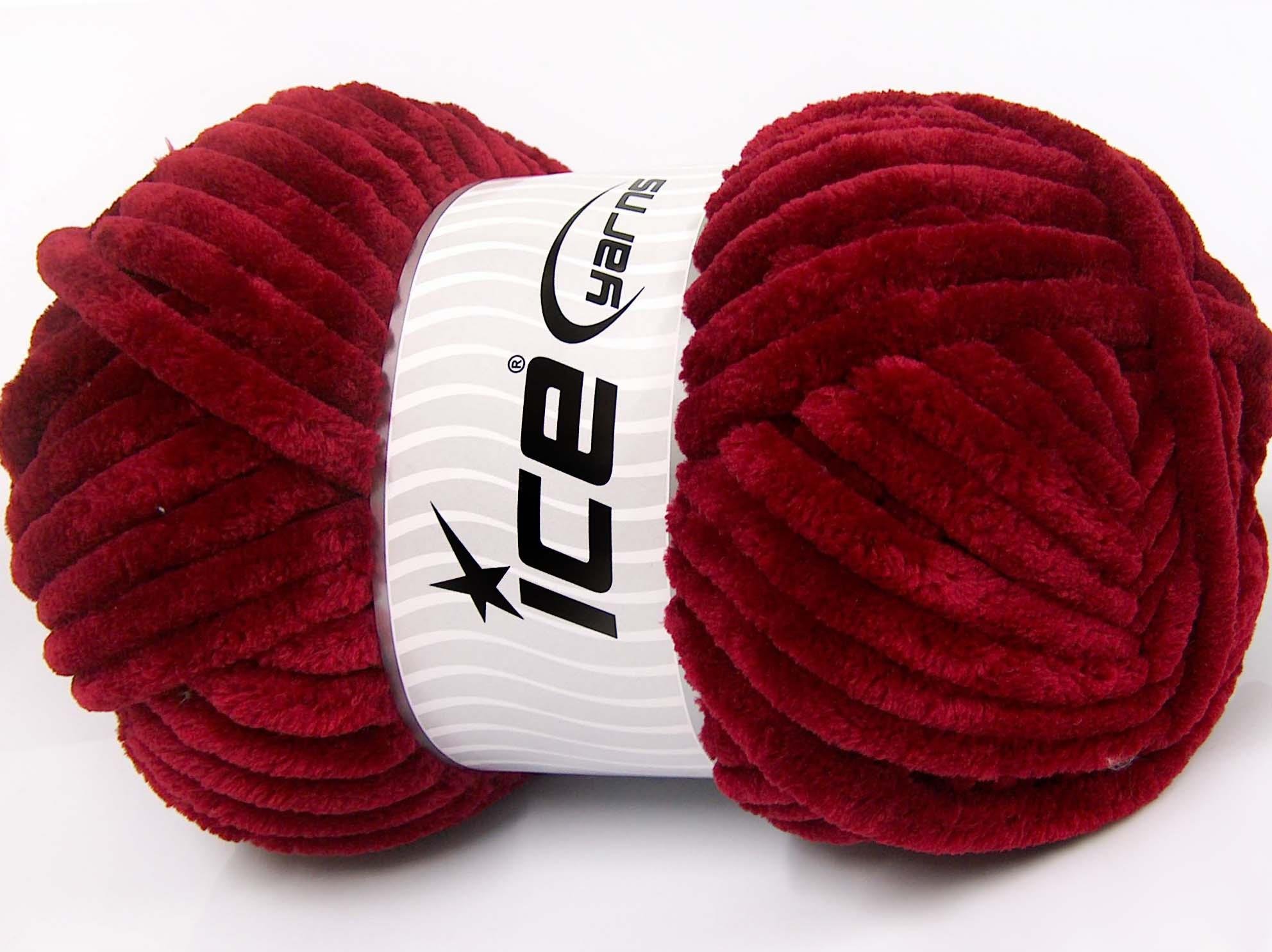 Chenille Superbulky Burgundy