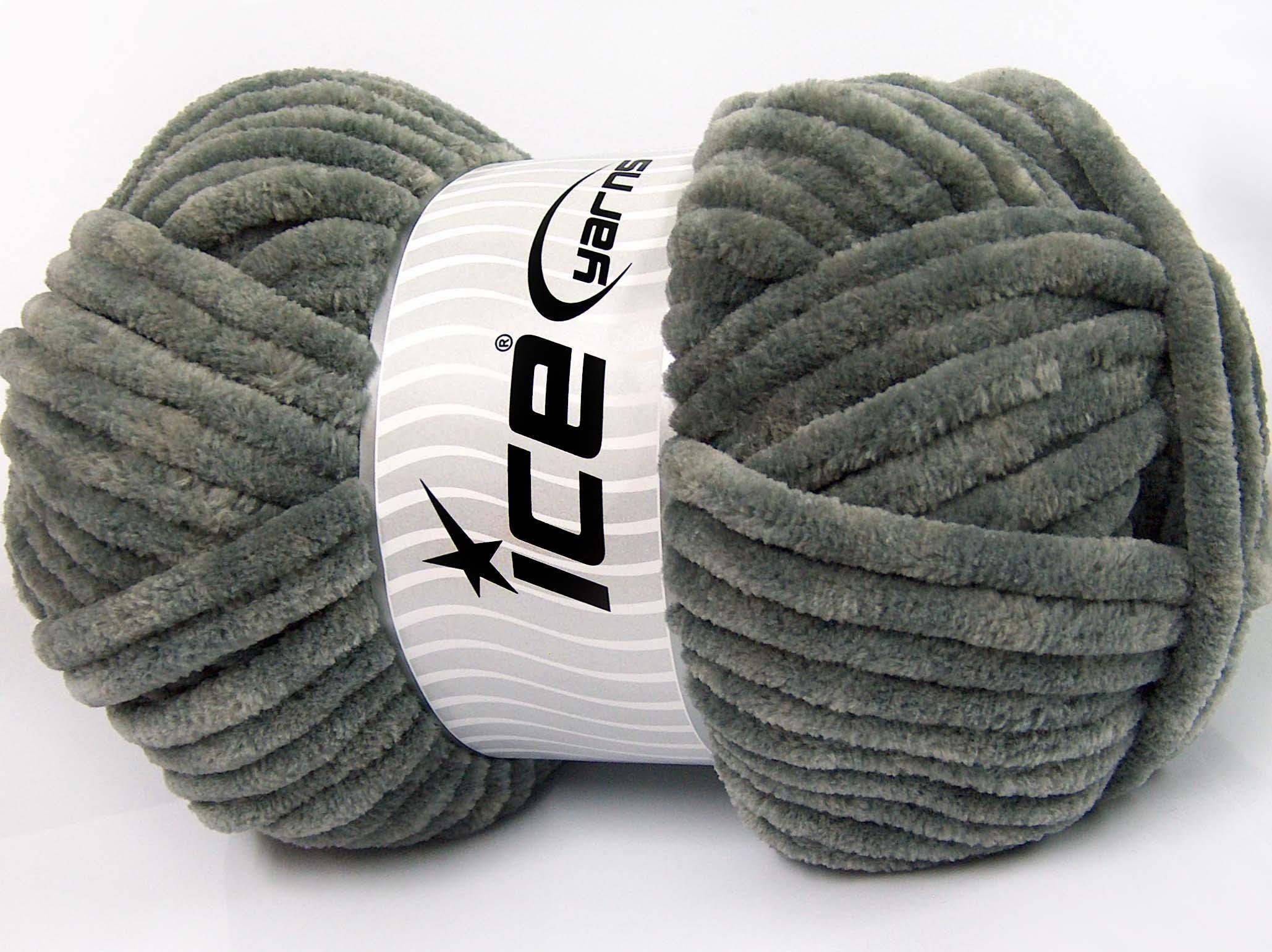 Chenille Superbulky Grey