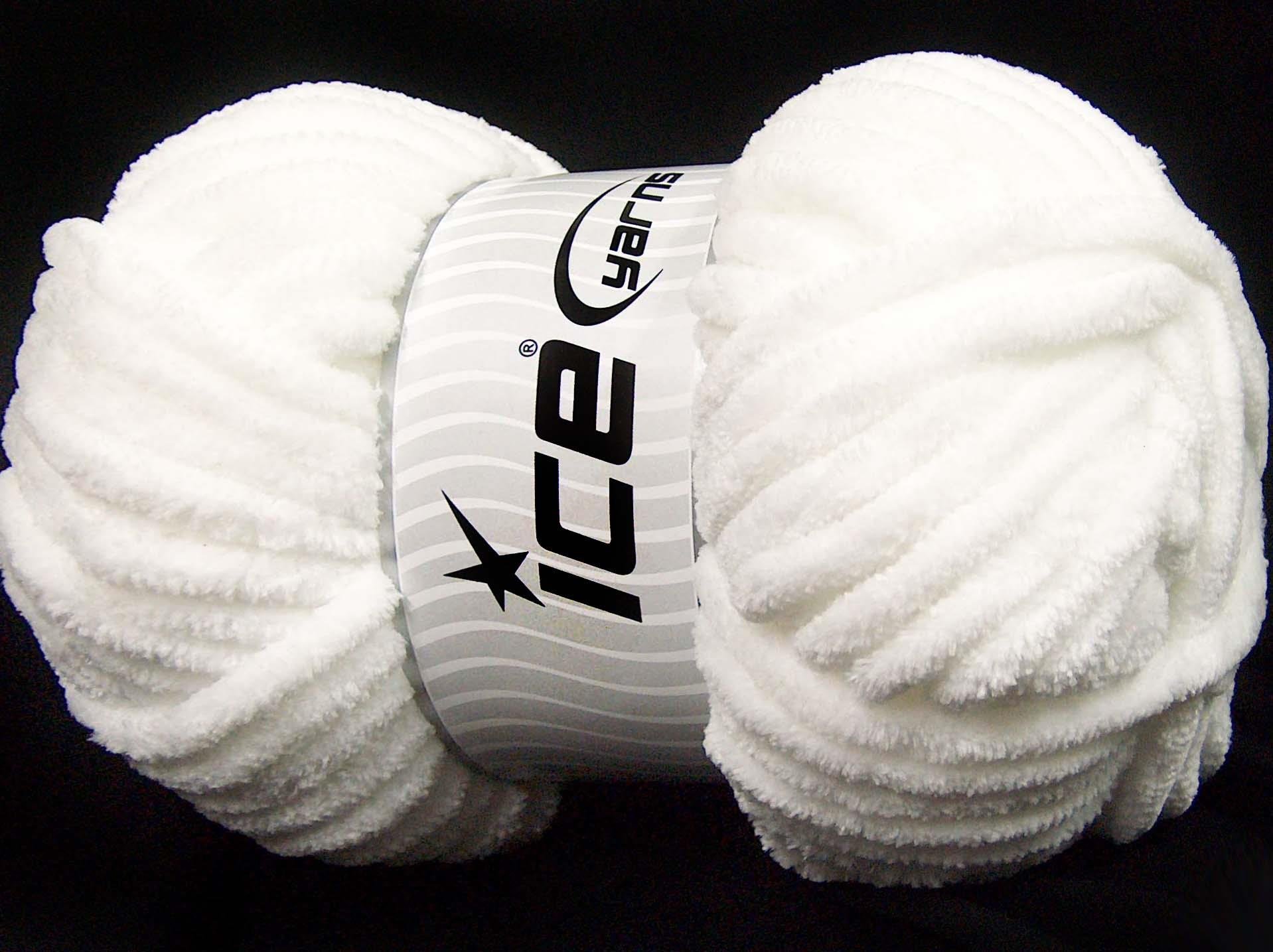 Chenille Superbulky White
