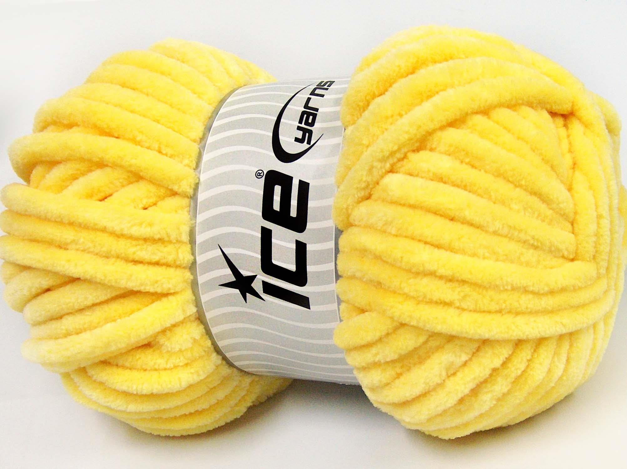 Chenille Superbulky Yellow