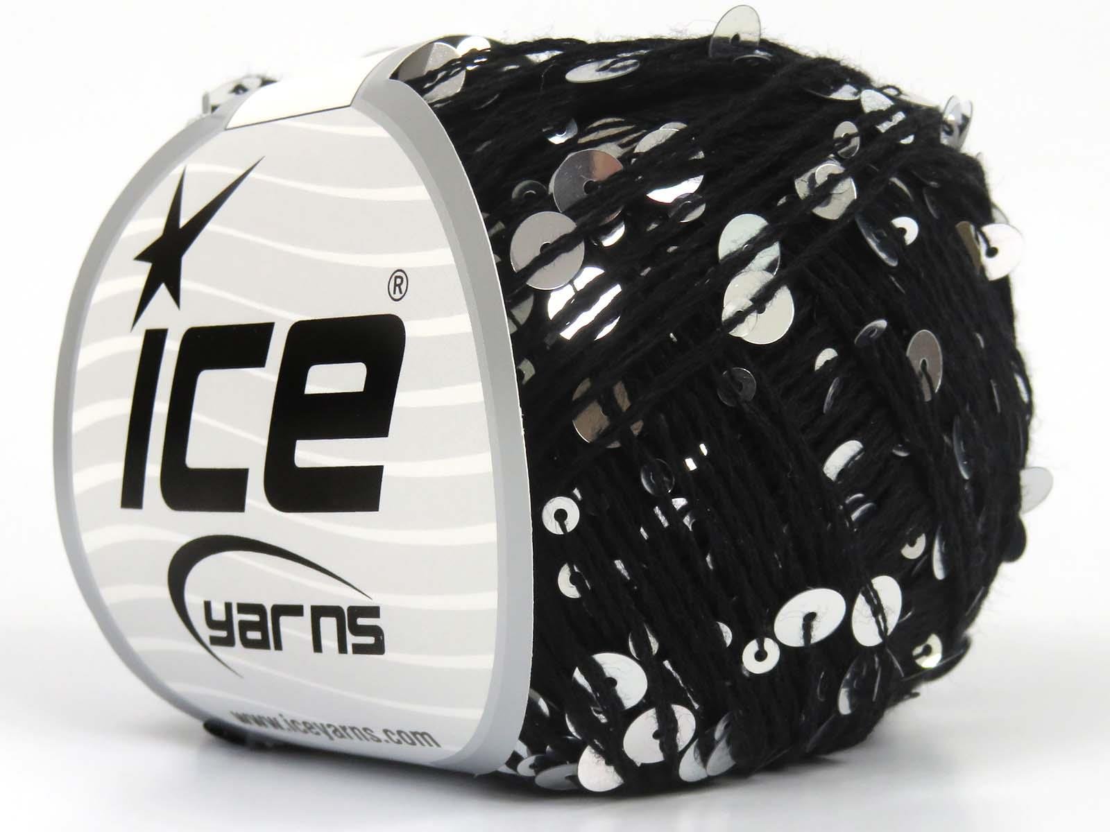 Cotton Paillette Black