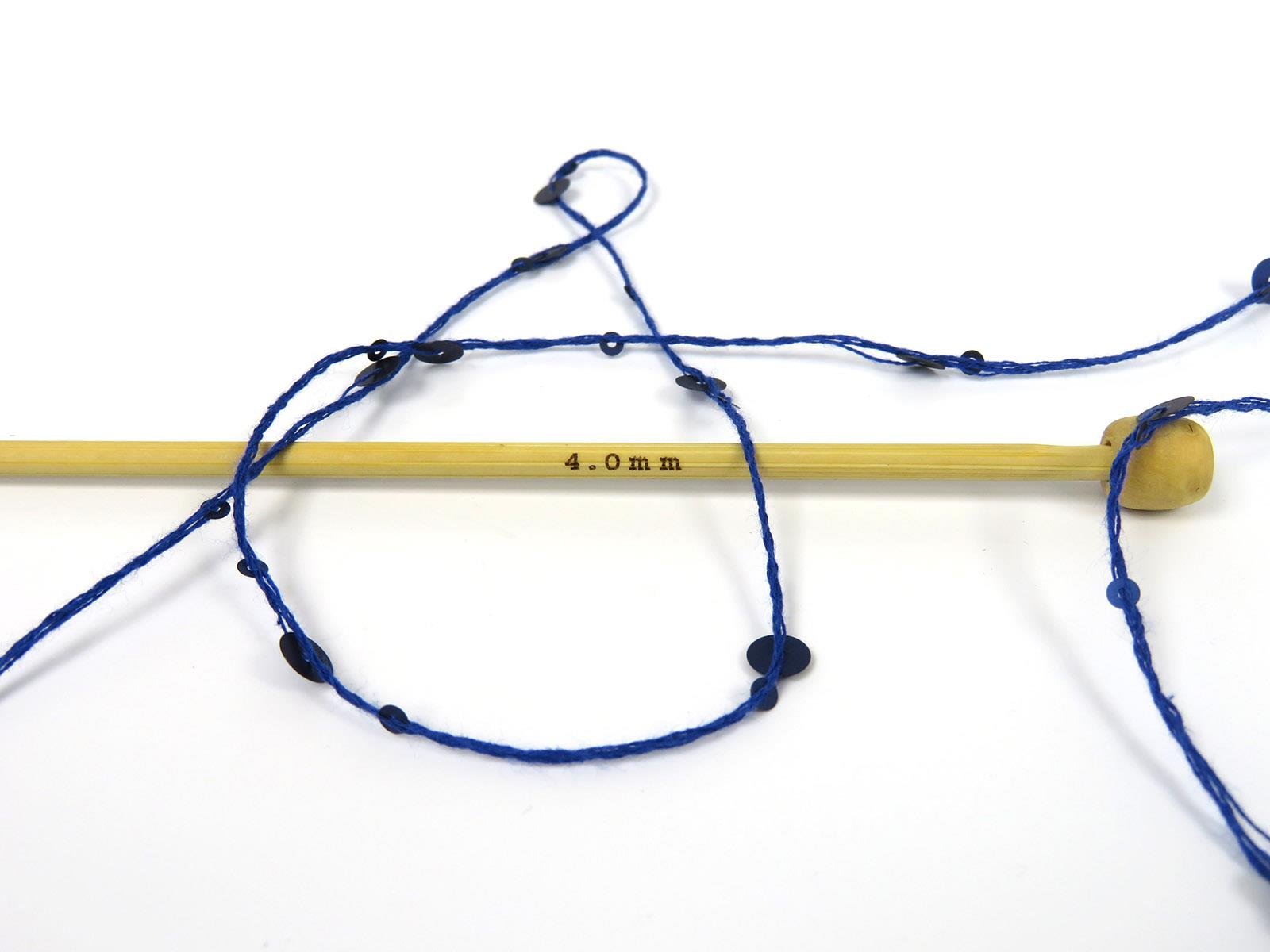 Cotton Paillette Blue