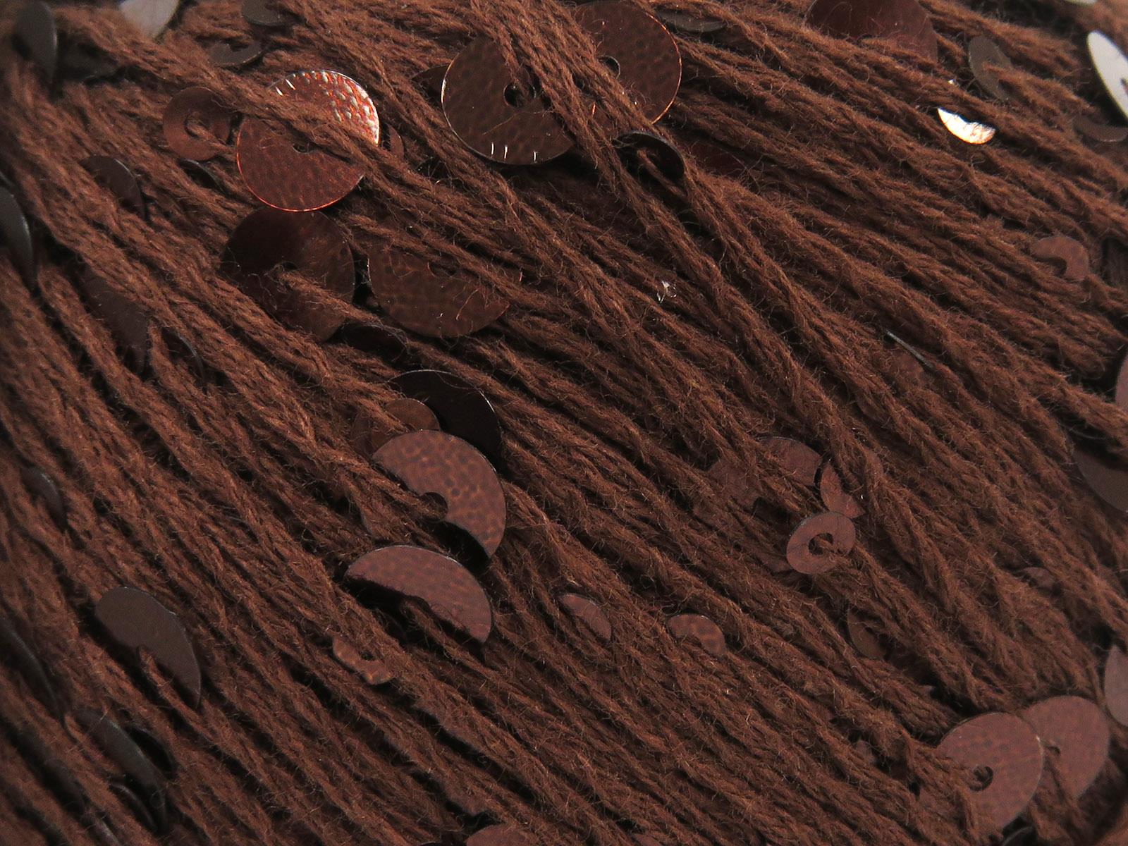 Cotton Paillette Brown